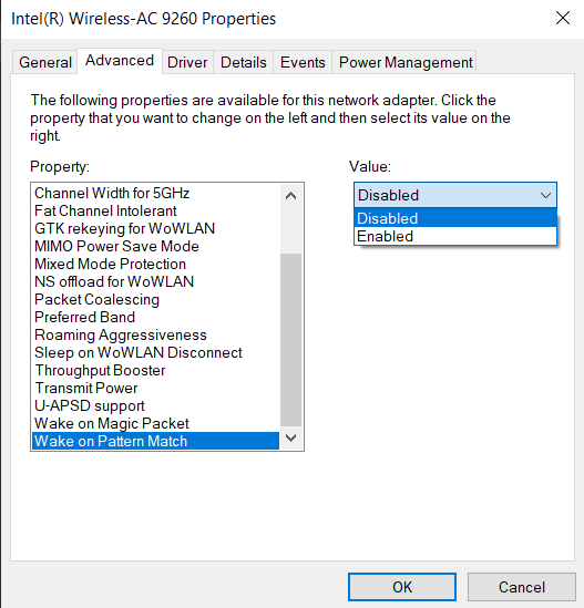 Wireless Properties